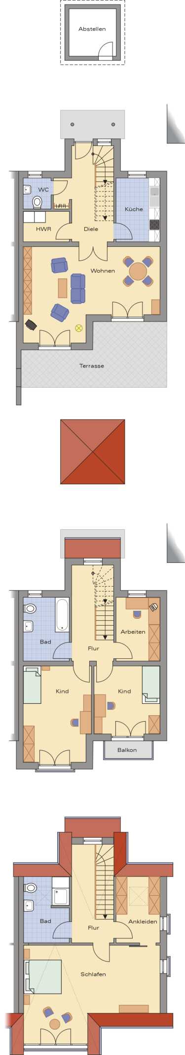 Grundrisse Haus 2